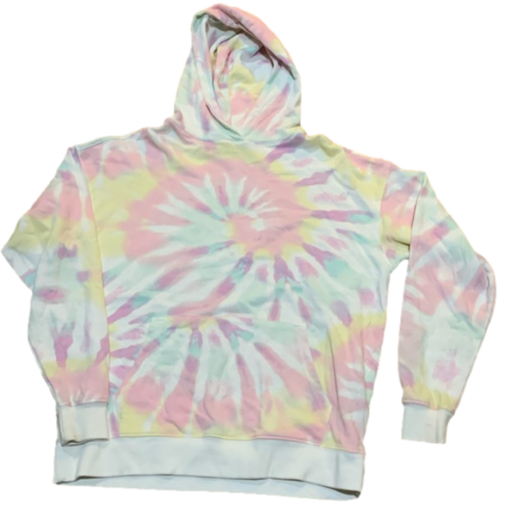 No Boundaries small tie die hooded sweatshirt box 24